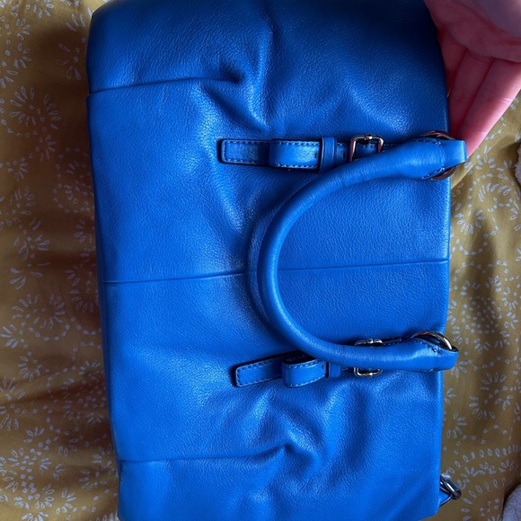 Coach Blue Shoulder Bag with Adjustable Straps - Picture 4 of 4